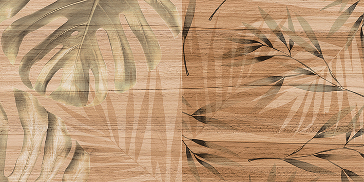 картинка Organic Плитка настенная коричневый узор 08-01-15-2454 20х40 от магазина Одежда+