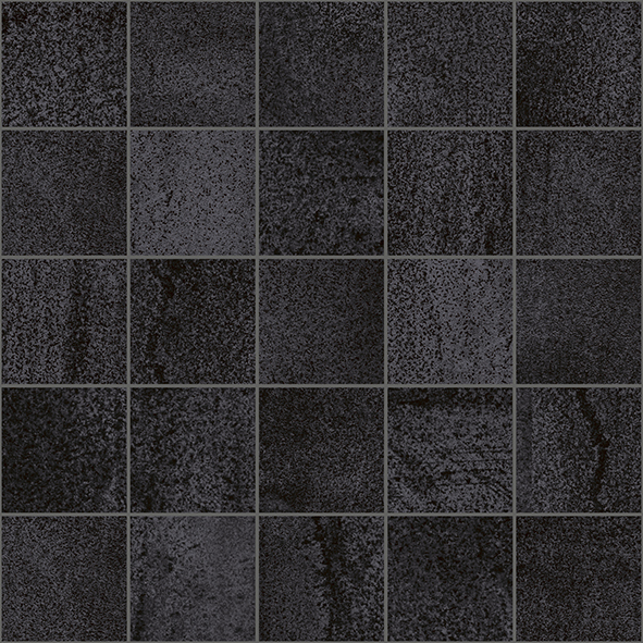 картинка Metallica Декор мозаичный чёрный MM34034 25х25 от магазина Одежда+