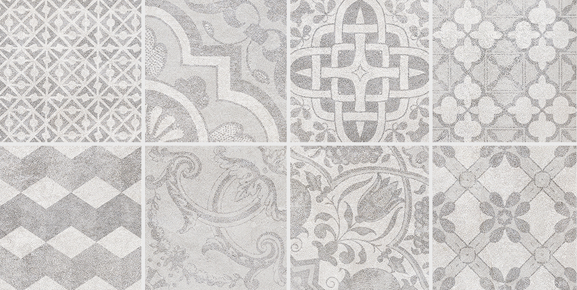 картинка Bastion Декор с пропилами мозаика серый 08-03-06-453 20х40 от магазина Одежда+