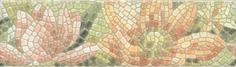 картинка Летний сад Бордюр Лилии лаппатированный HGD\A148\880L   5,7х30 от магазина Одежда+
