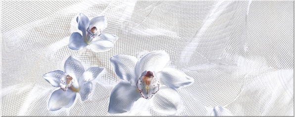 картинка Агат блю Декор "Орхидея" 20,1х50,5 от магазина Одежда+