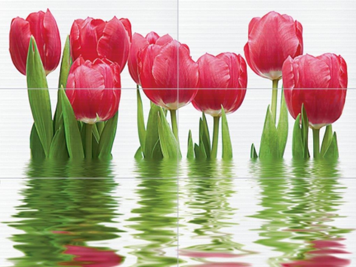 картинка Фреш Панно тюльпаны 64-04-21-160-0 75х100 (из 6-ти ч.) от магазина Одежда+